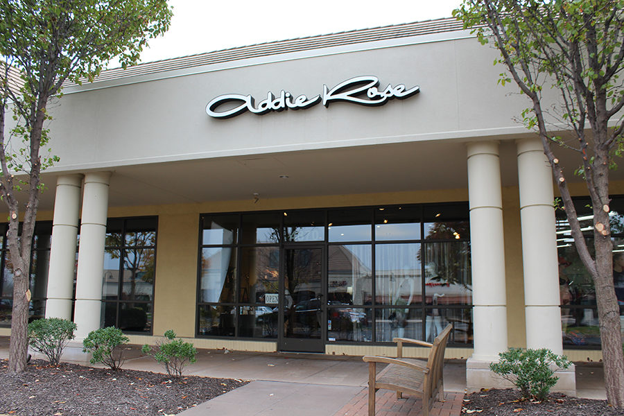 The Addie Rose boutique is located 4870 W 135th St, Leawood, KS 66224.