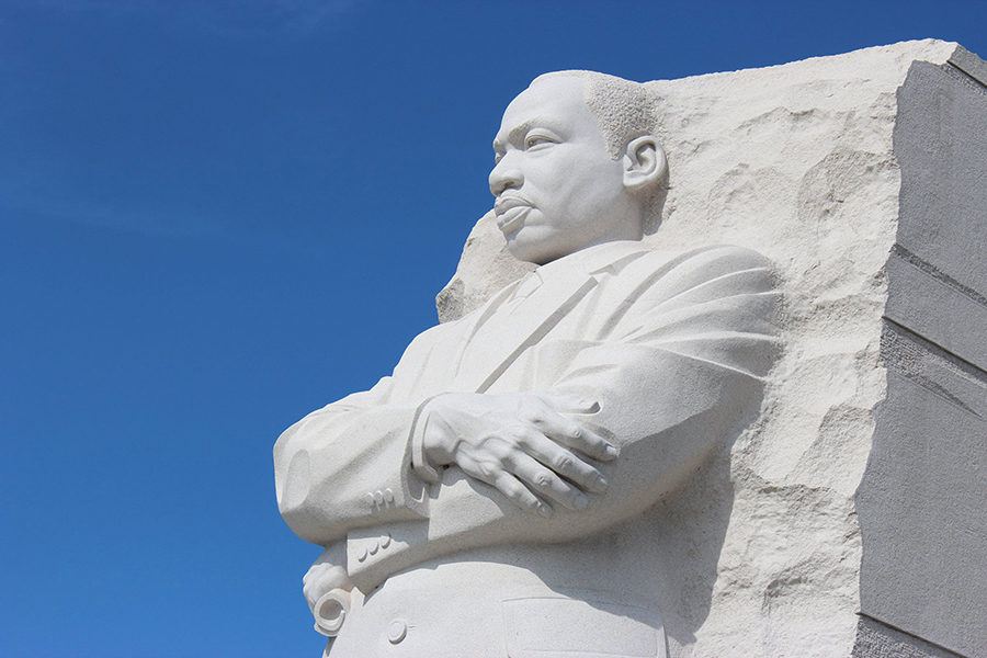 The Martin Luther King, Jr. memorial on the National Mall in Washington, D.C. 