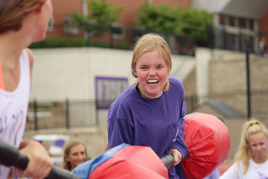 Purple and White Spirit Fight