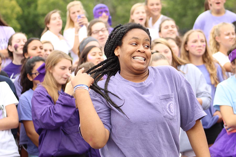 Purple and White Spirit Fight