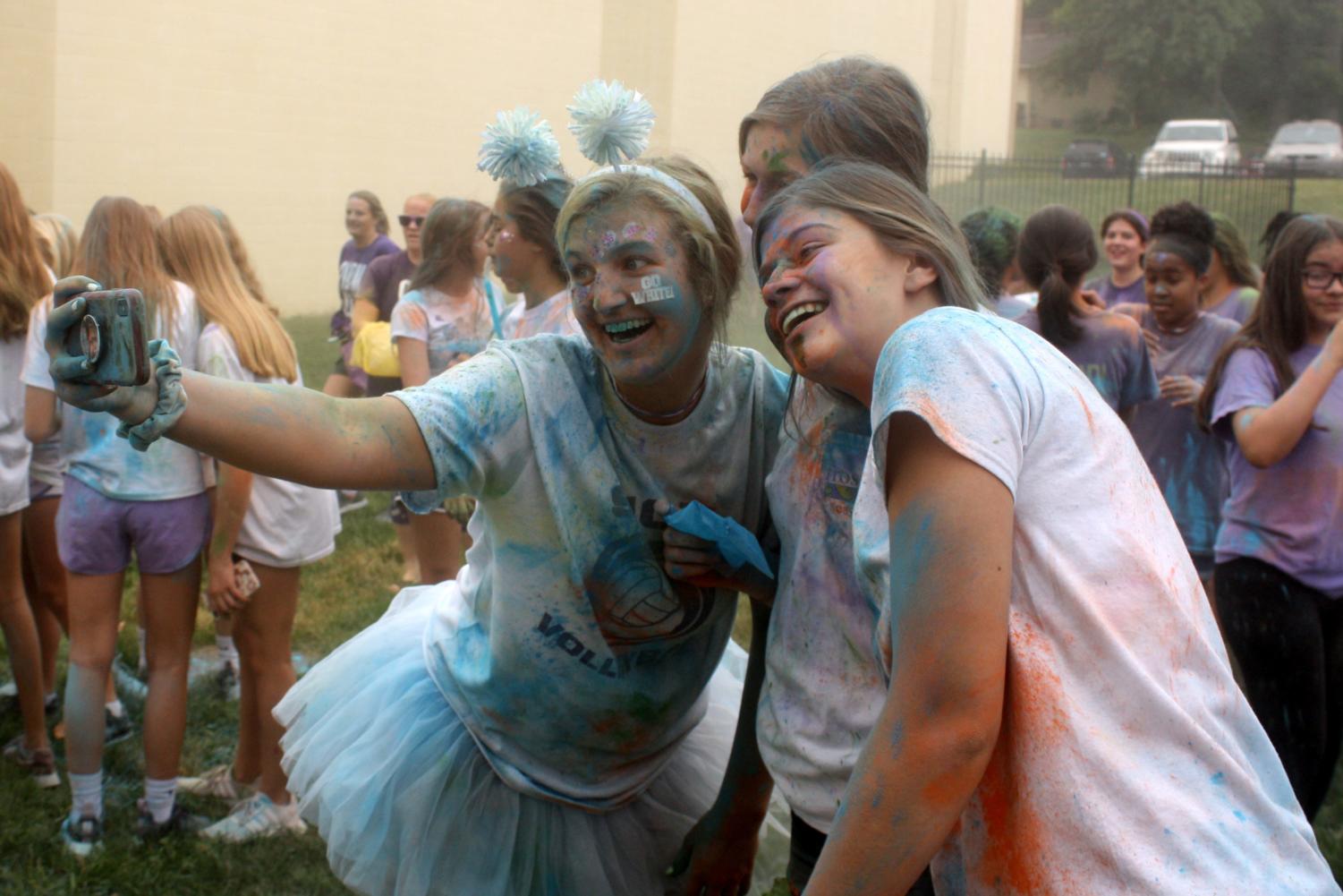 Purple and White Spirit Fight