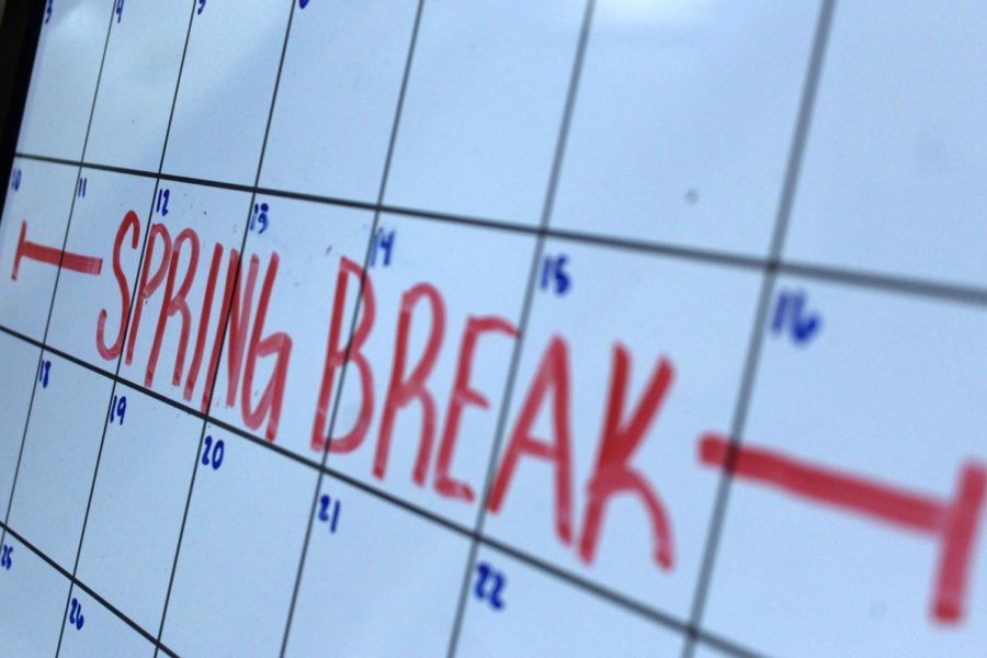 School will be off for Spring Break from March 11 to March 18. The first day back will be March 19, since students recieved March 18 off for reaching the car raffle goal.