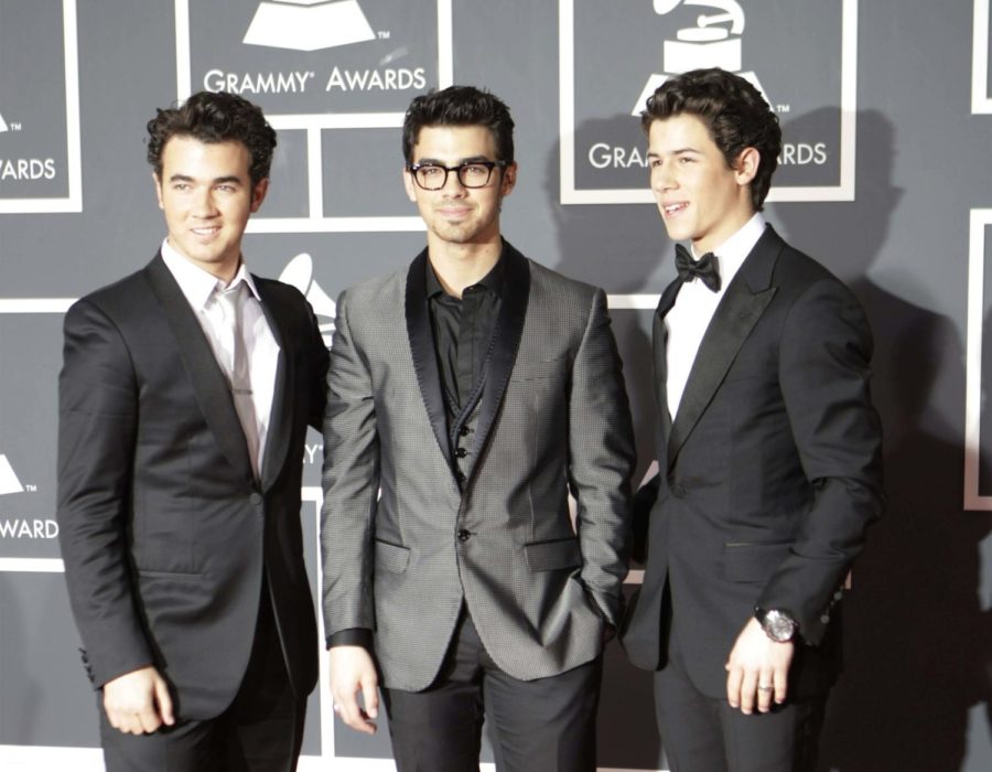 The Jonas Brothers arrive at the 52nd Annual Grammy Awards at the Staples Center in Los Angeles, on Jan. 31, 2010. (Jay L. Clendenin/Los Angeles Times/MCT)