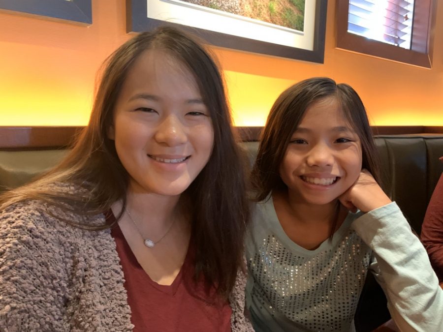 Junior Grace Riley connected with her cousin Yi Mei Hahn through 23andMe DNA testing. The pair met for the first time at Houlihan's Oct. 27 with their mothers, Alison Riley and Rose Hahn. 