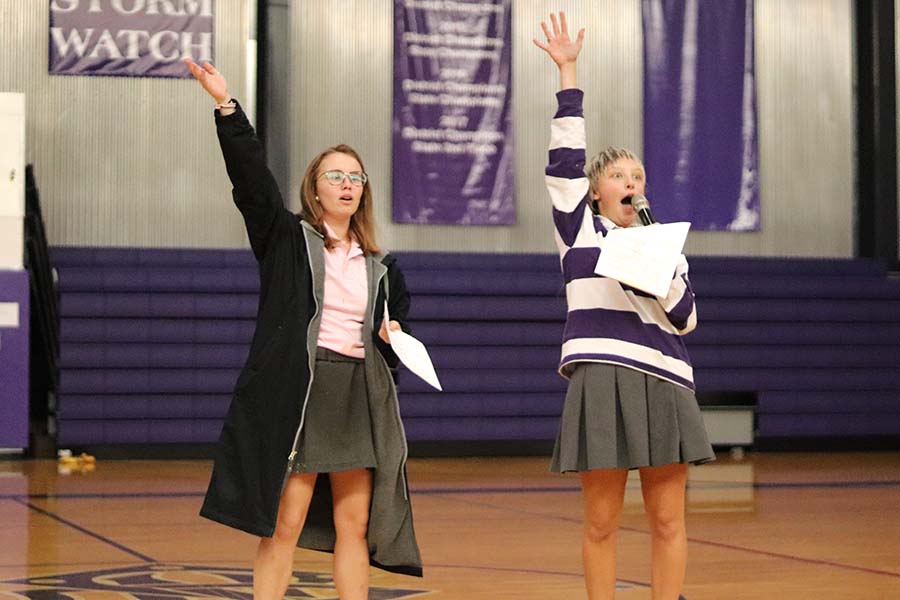 Rivalry Basketball Game Pep Assembly: Photo Gallery