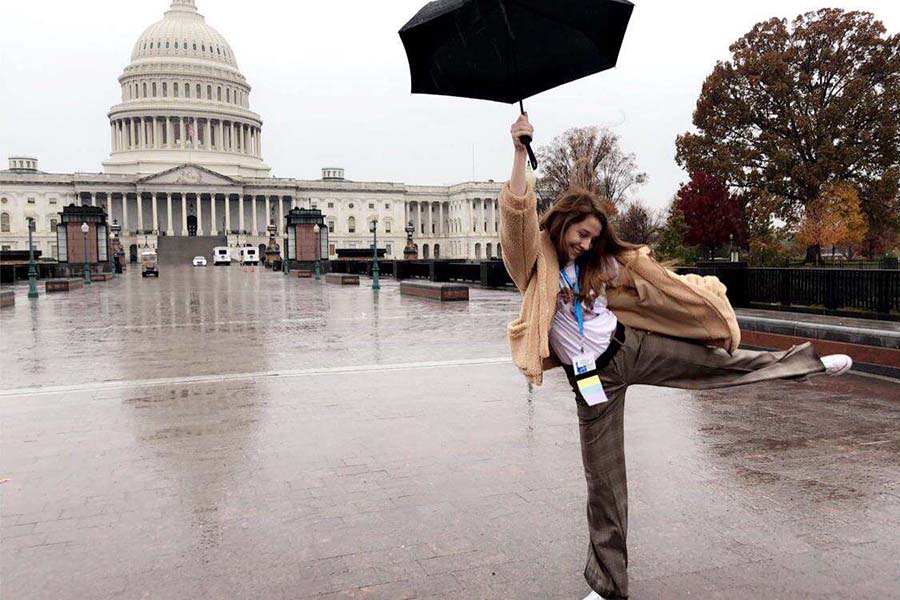 Through the journalism program, I was able to travel to Washington D.C. for a journalism conference in Nov. 2020.