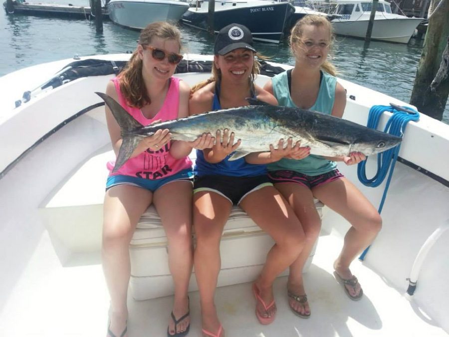 Humphry and Crook went deep sea fishing shortly after they graduated in 2013.