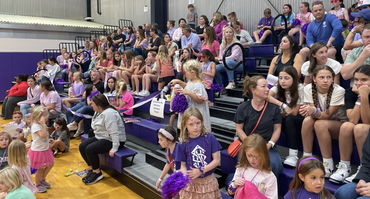 Kids of all ages come to the Volleyball Tailgate to celebrate the Sion Volleyball team and support the game. 