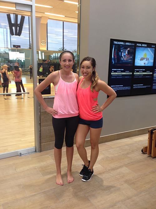 Freshman Meg Schwartz attends one of Cassey Ho’s fitness classes in July 2014 at Equinox Fitness Studio in Los Angeles, California. Ho signed her yoga mat and offered her free admission.