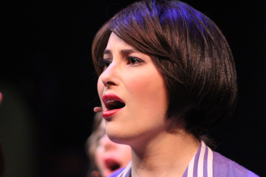 Millie Dillmount (senior Natalie Sopyla) sings "Forget About the Boy" in Act 2 of "Thoroughly Modern Millie."