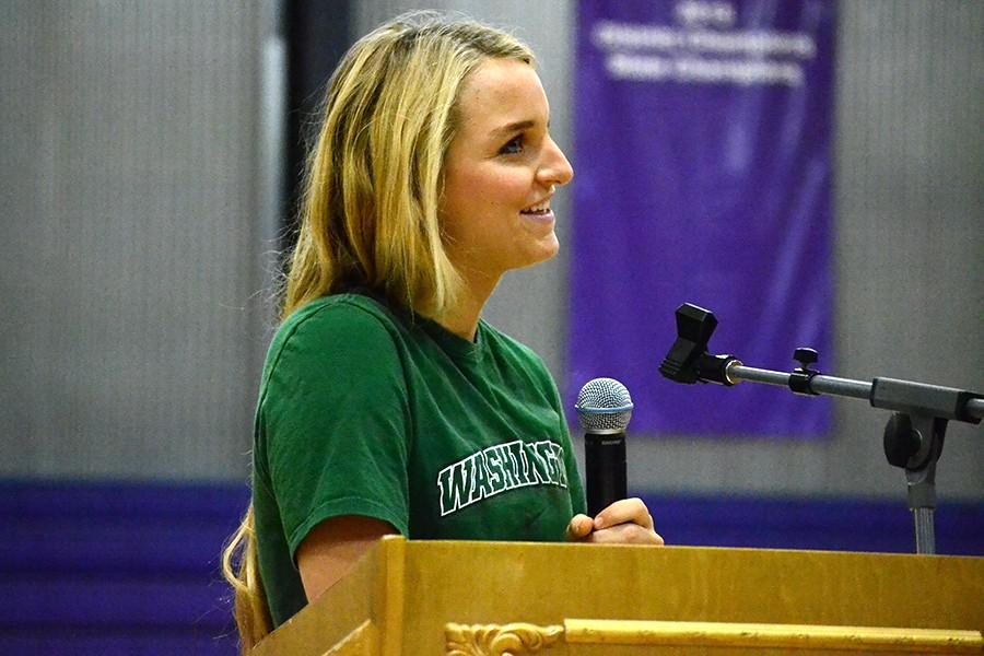 Senior Camille Keane talks about how she looks forward to her future at Washington University in St. Louis. 