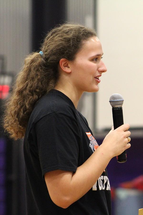 Senior Lauren Dwyer speaks about how she's looking forward to playing volleyball at the next level and thanks her coaches and family for all their support. 