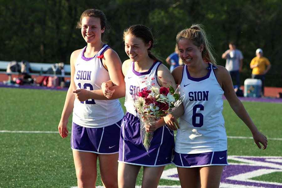 Lacrosse Victory on Senior Night