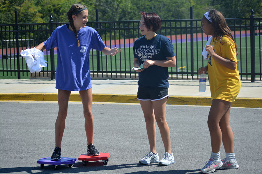 Dodgeball and Firefighters Highlight Freshman Field Day