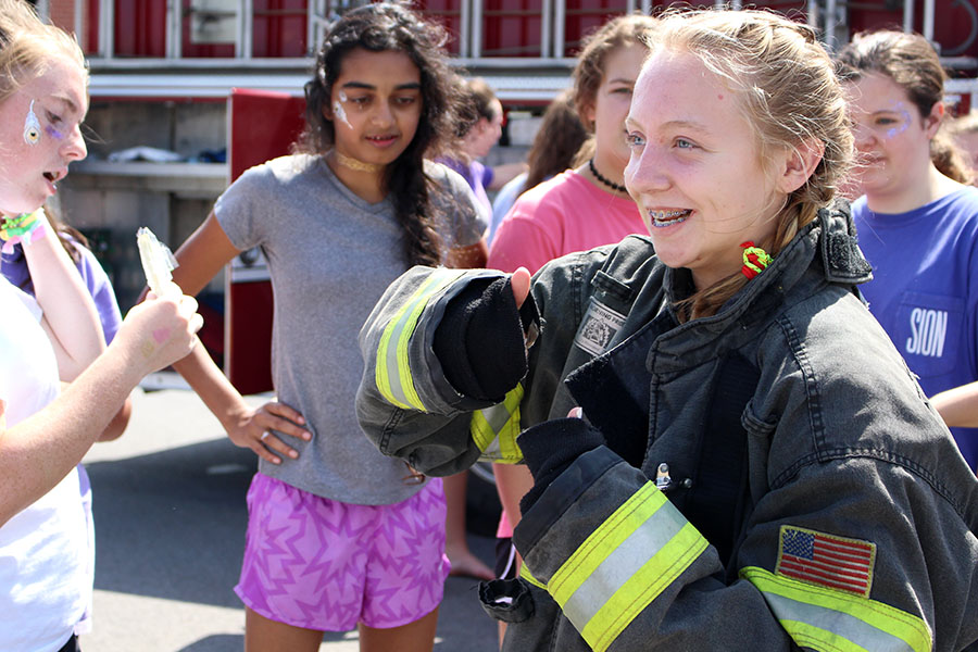 Dodgeball and Firefighters Highlight Freshman Field Day