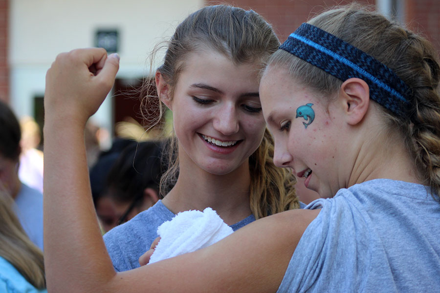 Dodgeball and Firefighters Highlight Freshman Field Day