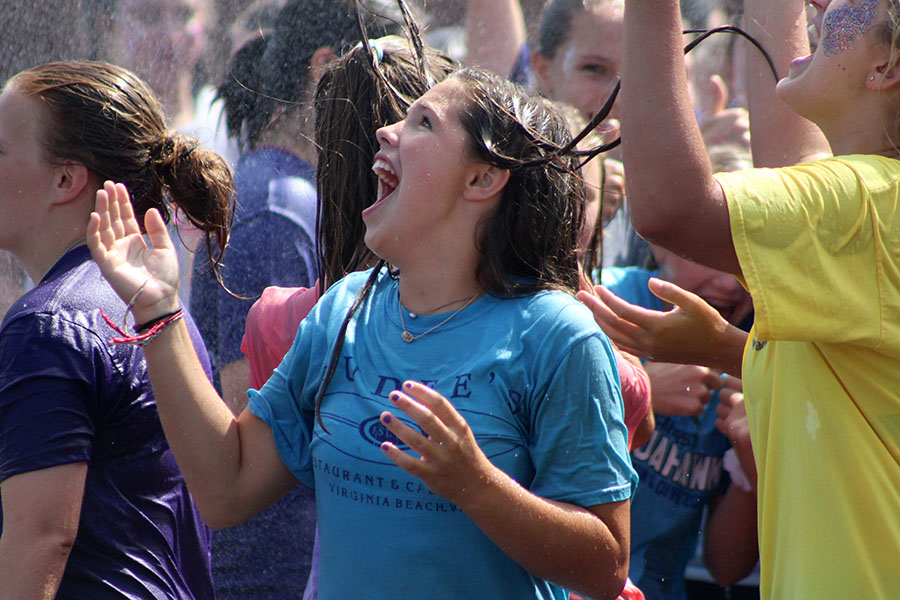 Dodgeball and Firefighters Highlight Freshman Field Day