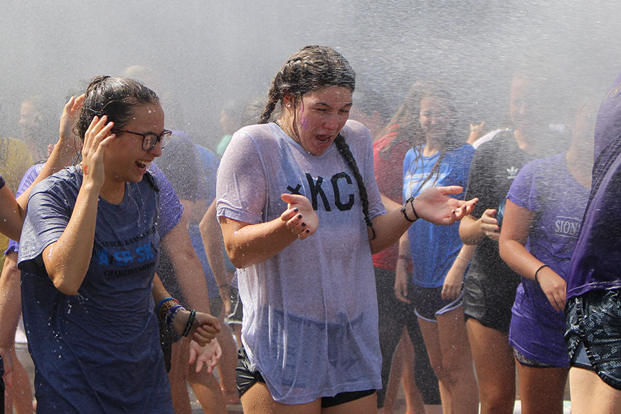 Dodgeball and Firefighters Highlight Freshman Field Day