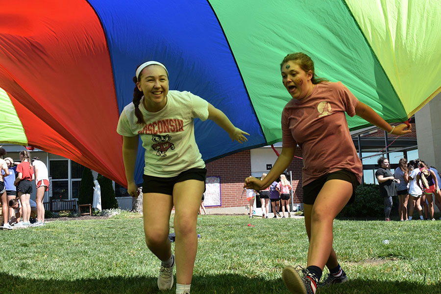 Dodgeball and Firefighters Highlight Freshman Field Day