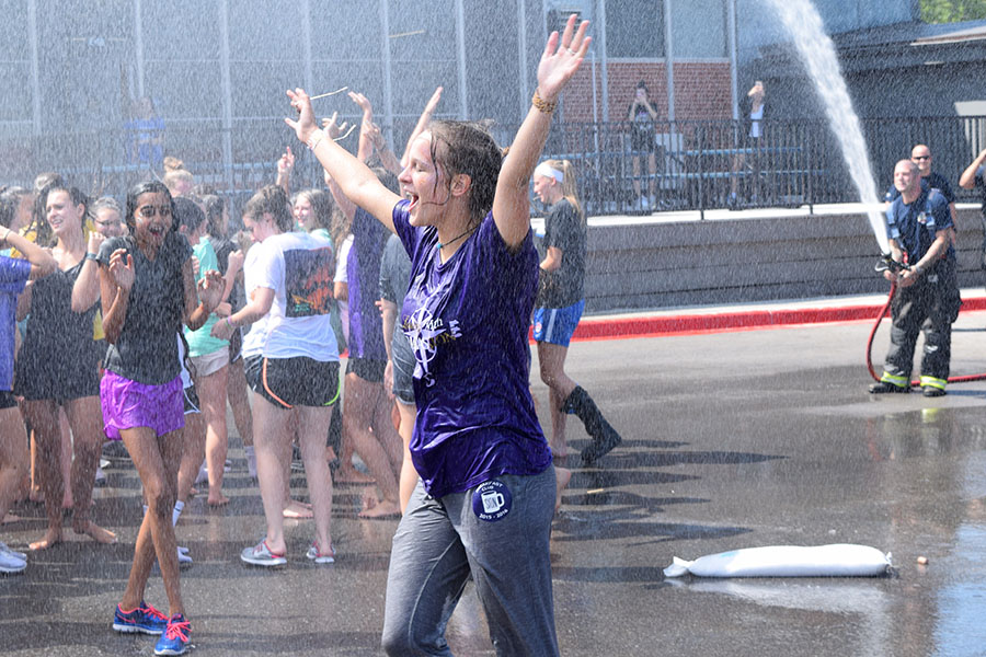 Dodgeball and Firefighters Highlight Freshman Field Day