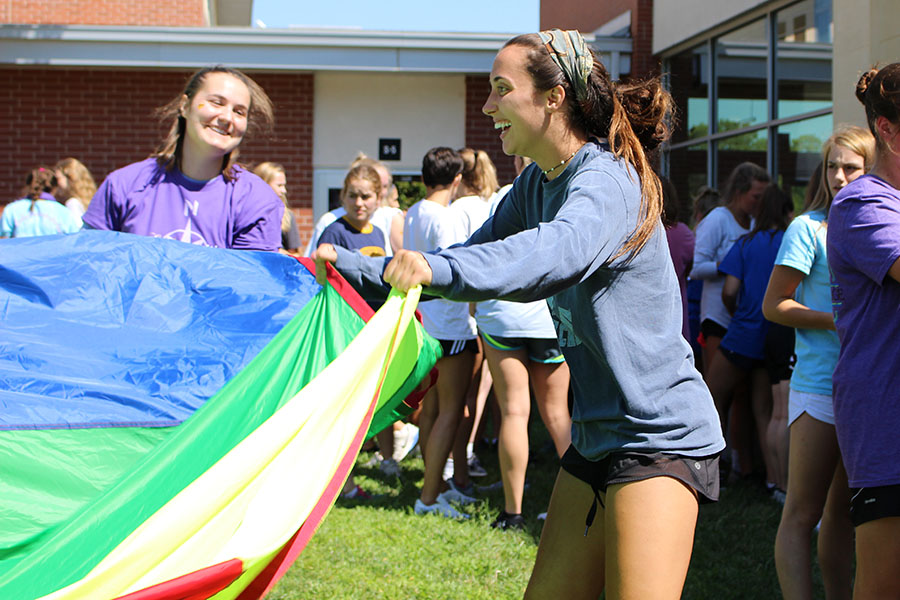 Dodgeball and Firefighters Highlight Freshman Field Day