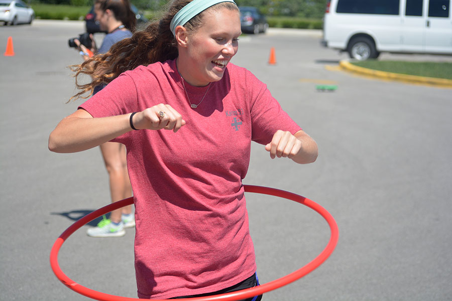 Dodgeball and Firefighters Highlight Freshman Field Day