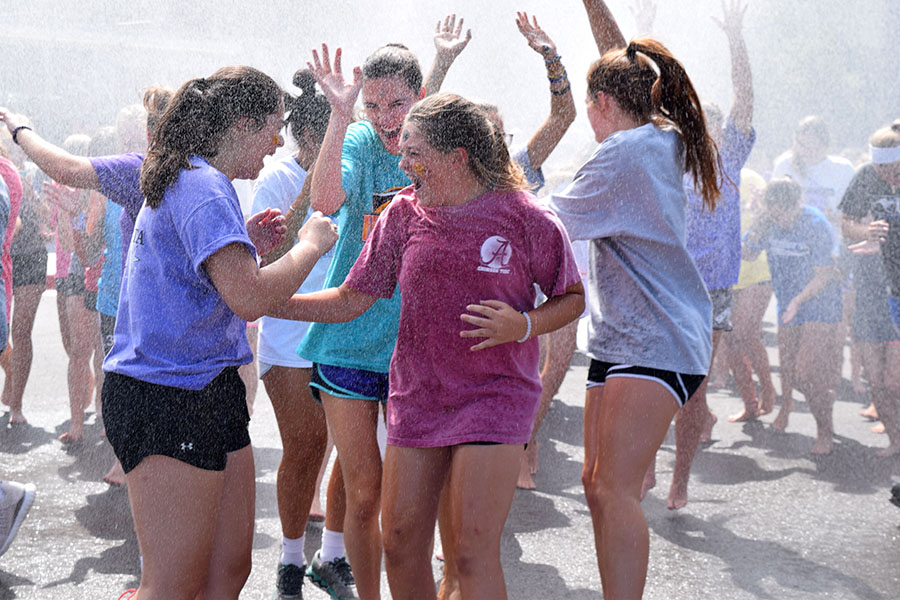 Dodgeball and Firefighters Highlight Freshman Field Day