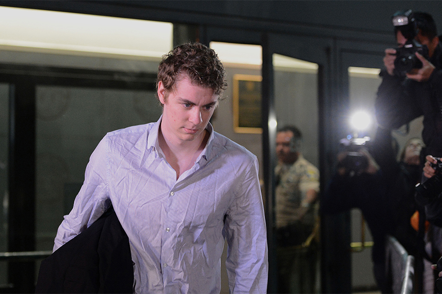 Brock Turner leaves the Santa Clara County Main Jail on September 2, 2016,  in San Jose, Calif. Turner was released after serving 3 months of his 6-month sentence for the sexual assault of an unconscious woman in January 2015. (Dan Honda/Bay Area News Group/TNS)