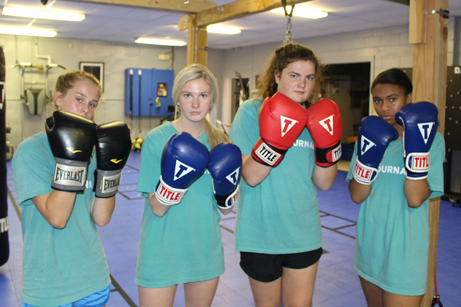 Try Gals Try to Box