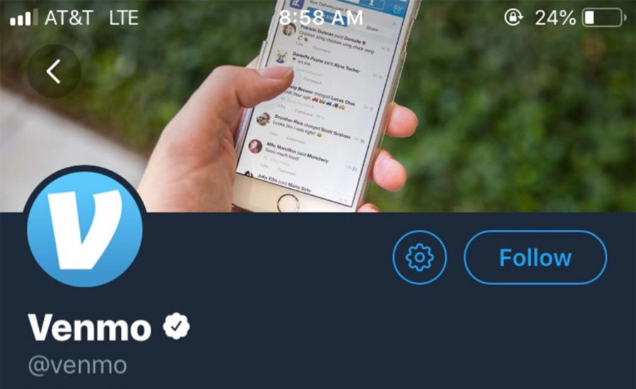 A screenshot of Venmo's Twitter page