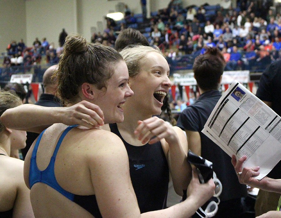 Swim and Dive Succeeds at State