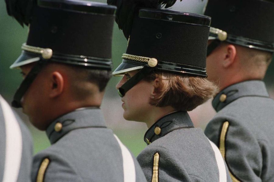 File photo of Nancy Mace, 21 who was  the first female to graduate from the
Citadel in 1999. The Citadel, an all-male military school since 1842, opened
its doors to women in 1995. (ERIK CAMPOS/THE STATE)