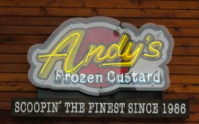 Andy's Frozen Custard opened almost two weeks ago on State Line.