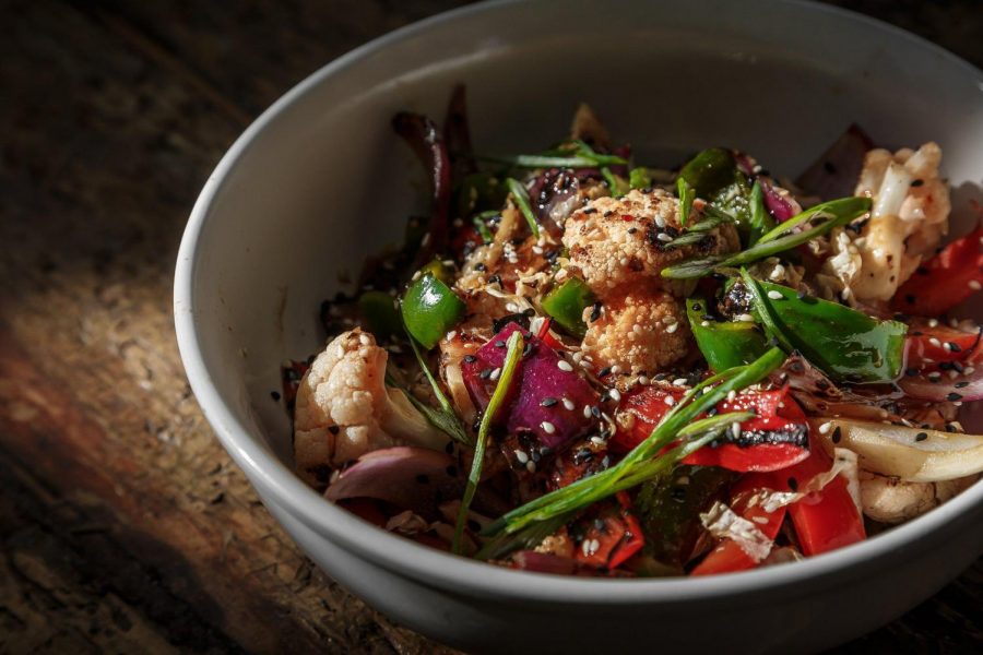 Cauliflower stir fry is served at Death or Glory in Delray Beach.