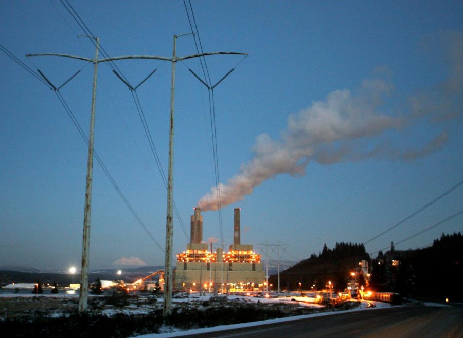 A coal plant continuously releases toxins, such as mercury, lead and sulfur.  