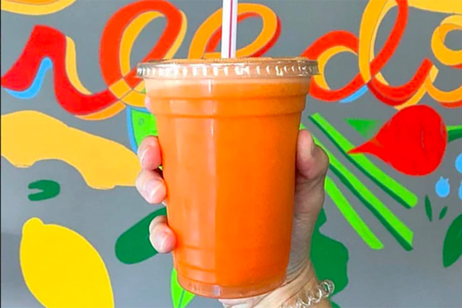 Handcrafted juice from Ruby Jean's Juicery on Troost Avenue