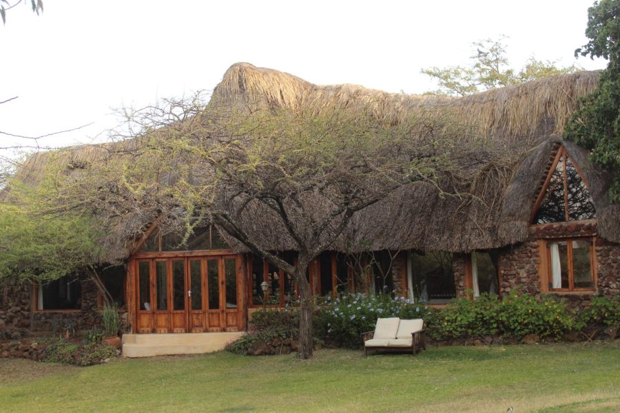 At Lewa Wilderness Lodge the Young Conservationist learned about luxury tourism.